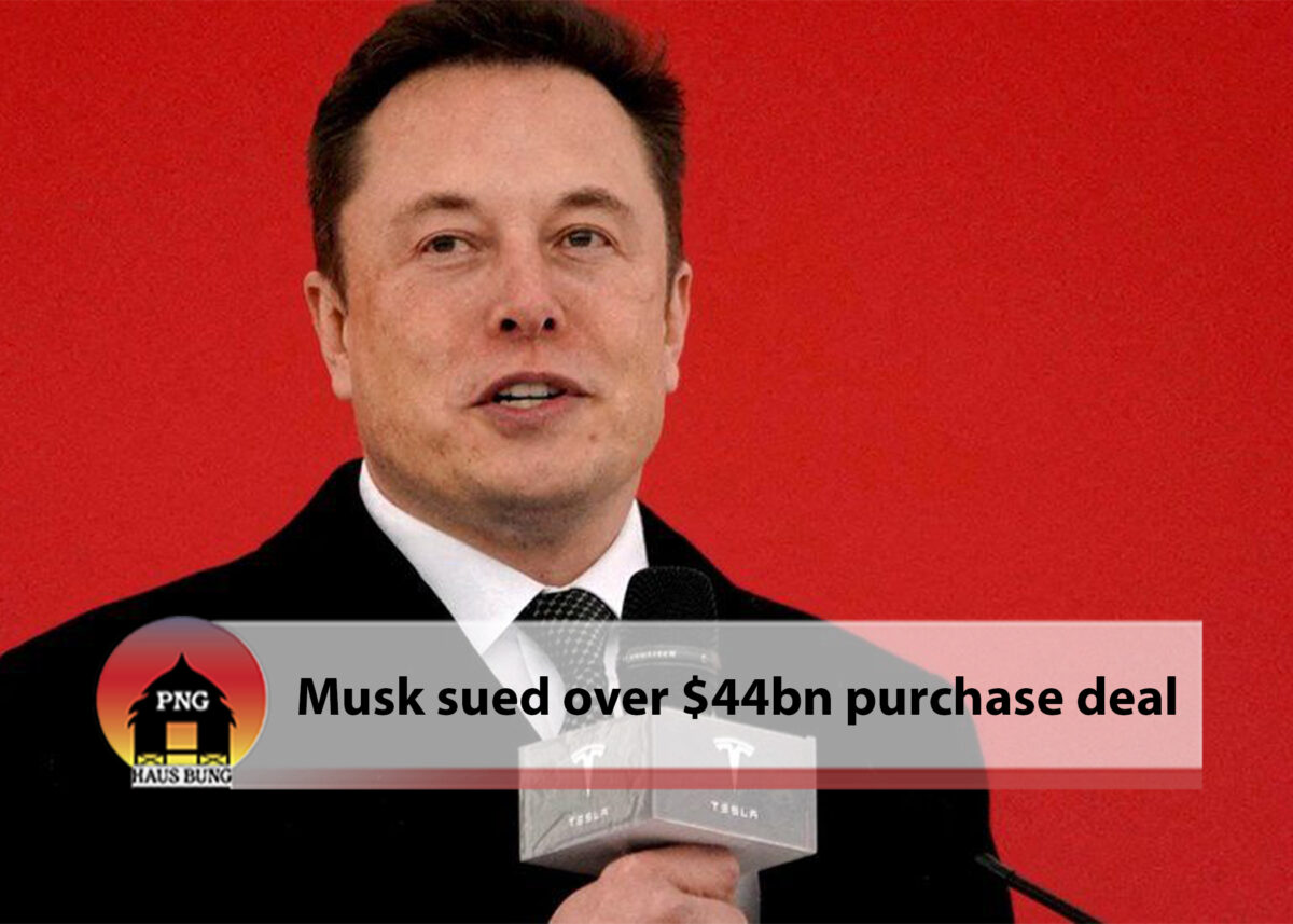 TWITTER HAS TAKEN BILLIONAIRE ELON MUSK TO COURT – PNG Haus Bung