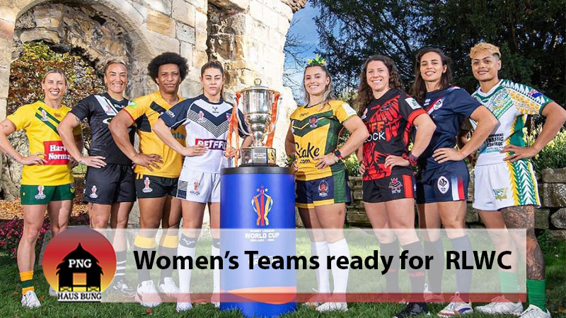 WOMEN’S RLWC TEAM FOR ROUND 1 – PNG Haus Bung