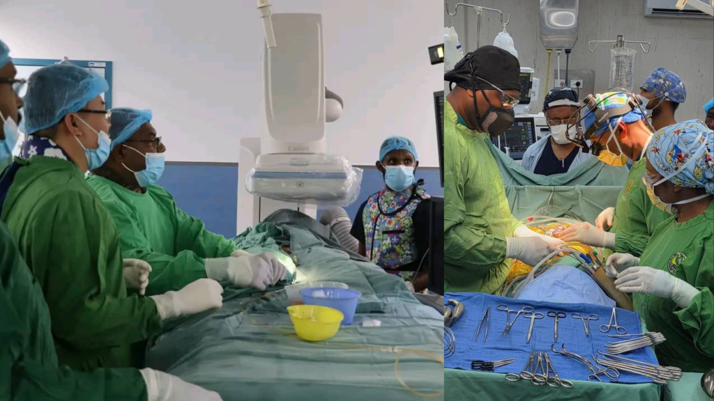 PMGH ACHIEVES A MEDICAL FIRST IN STROKE & HEART SURGERY