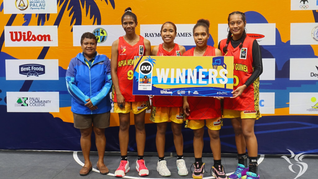 WOMEN’S 3X3 BASKETBALL TEAM SECURE 1st TOURNAMENT WIN IN PALAU